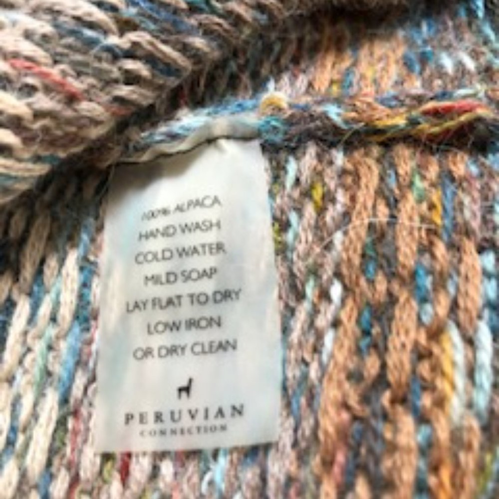 PERUVIAN CONNECTION S CARDIGAN SWEATER - Picture 4 of 12